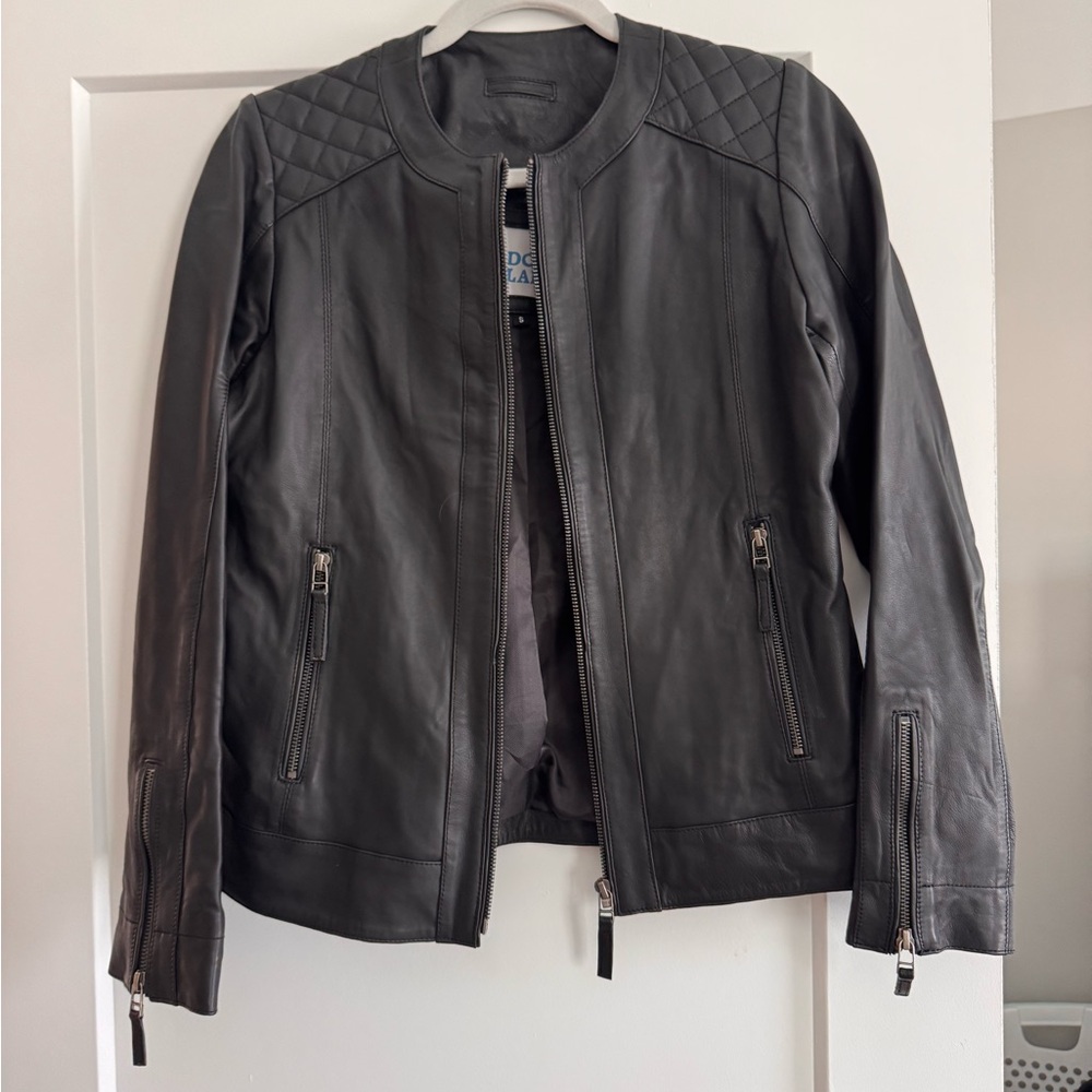 Dolly Lamb Black Leather Jacket